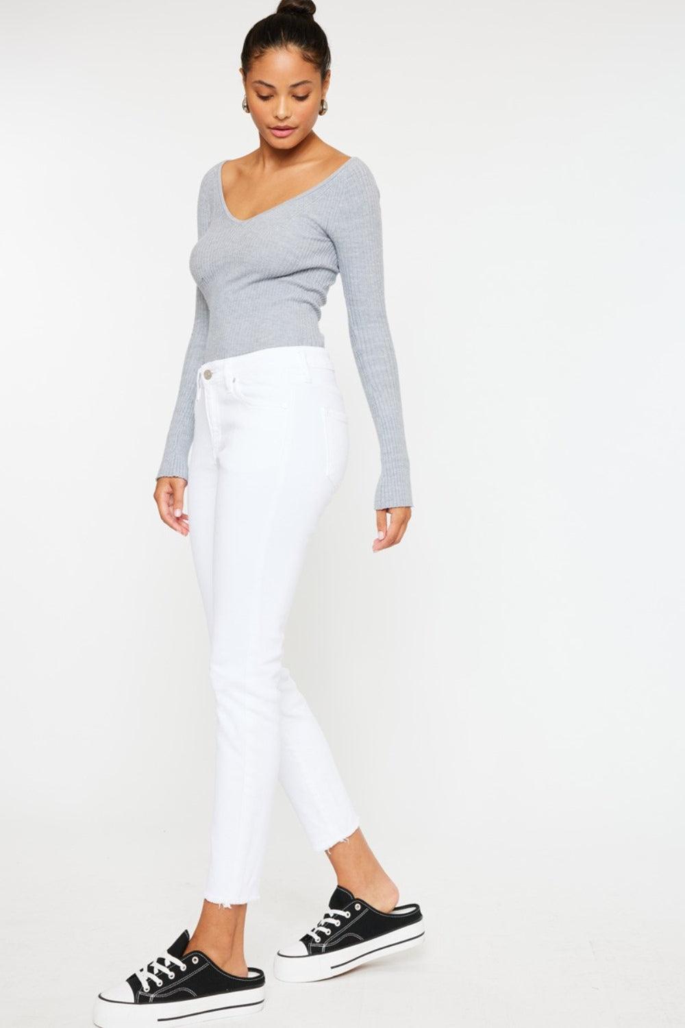 Mid Rise Flare Jeans- Doss Dollz