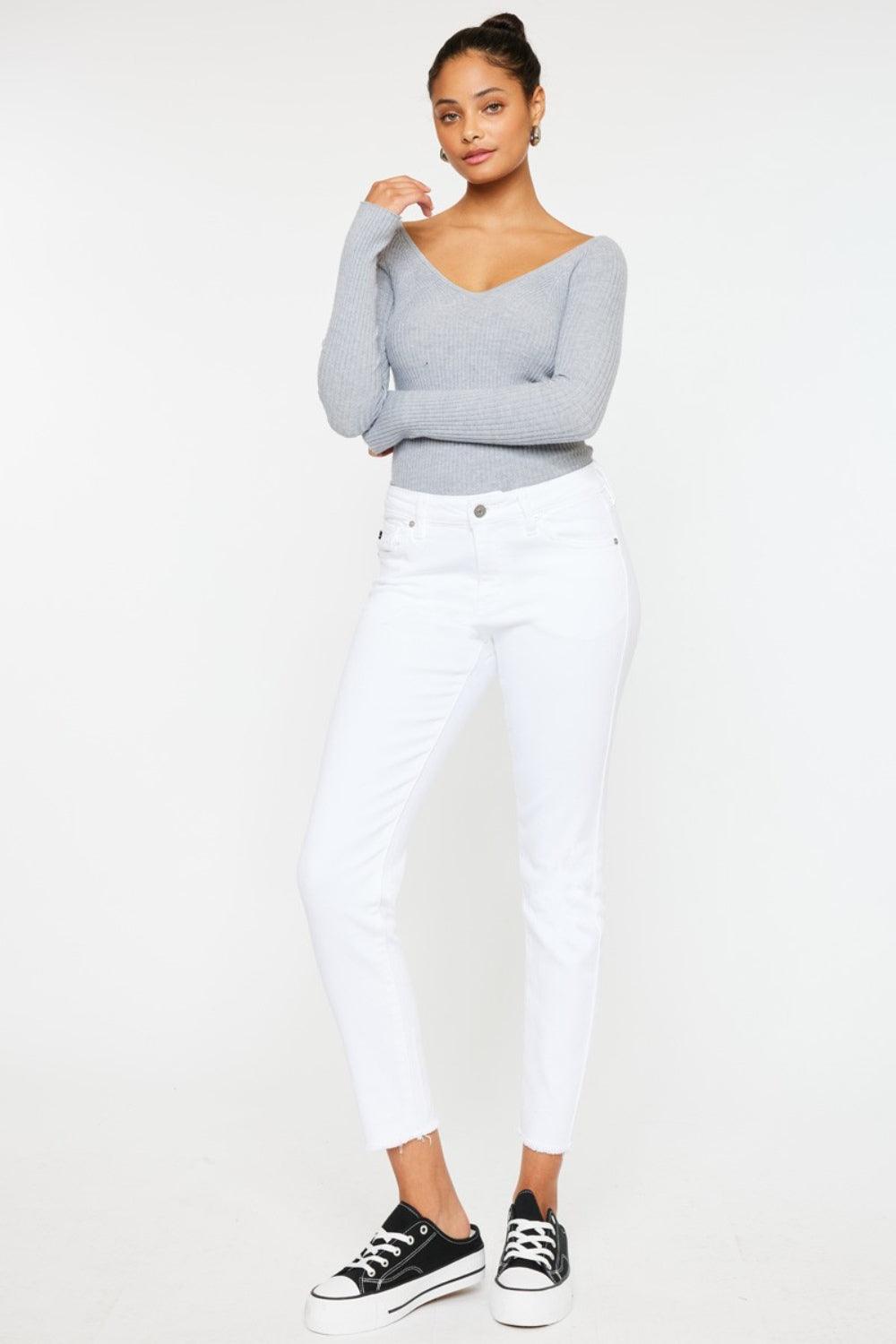 Mid Rise Flare Jeans- Doss Dollz