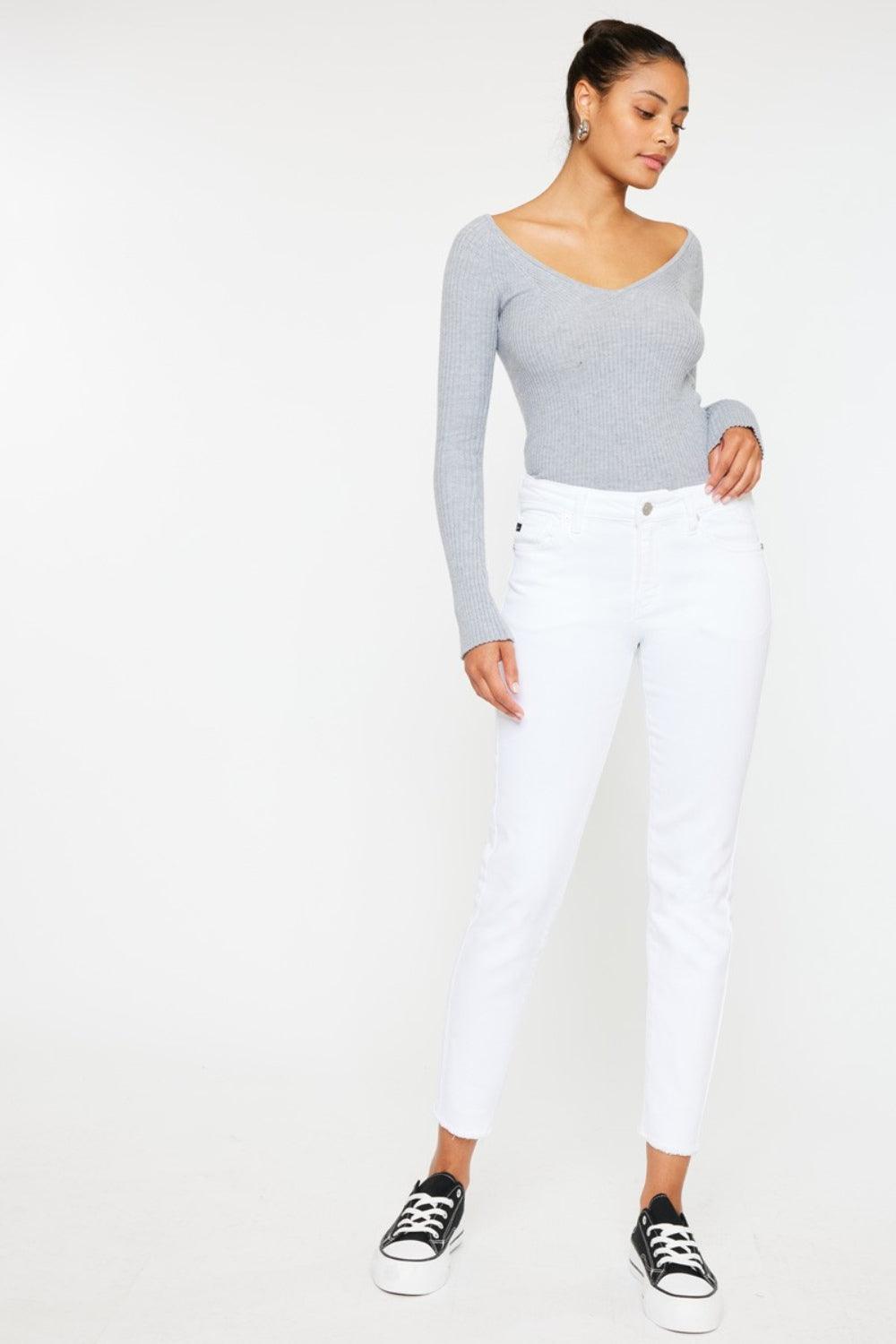 Mid Rise Flare Jeans- Doss Dollz