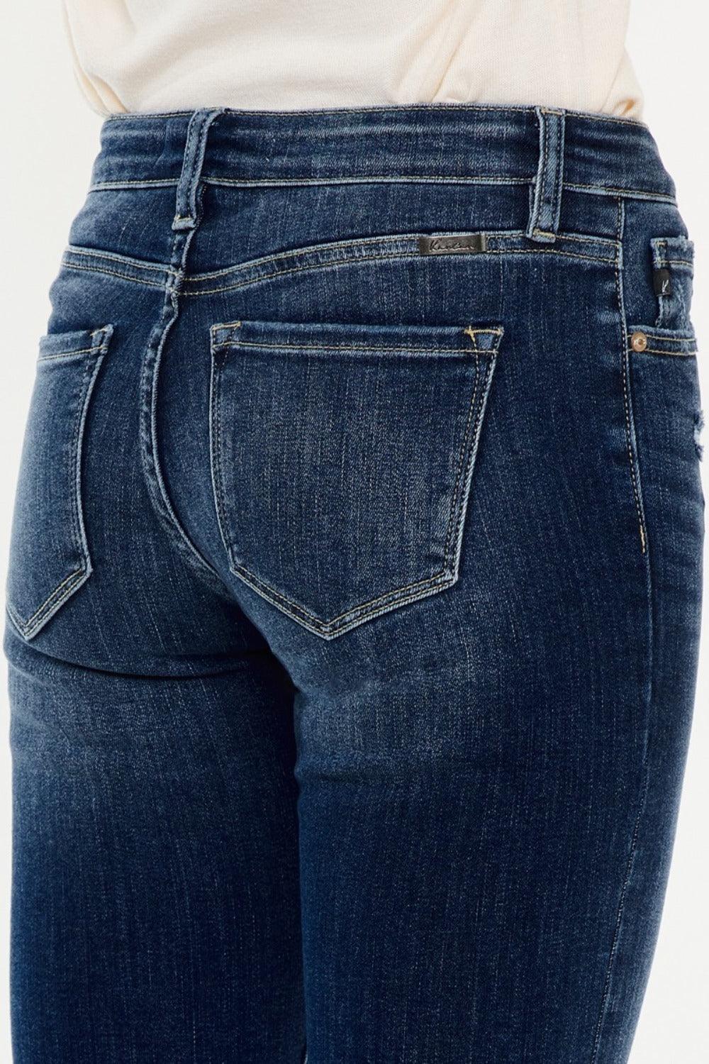 Mid Rise Flare Jeans- Doss Dollz