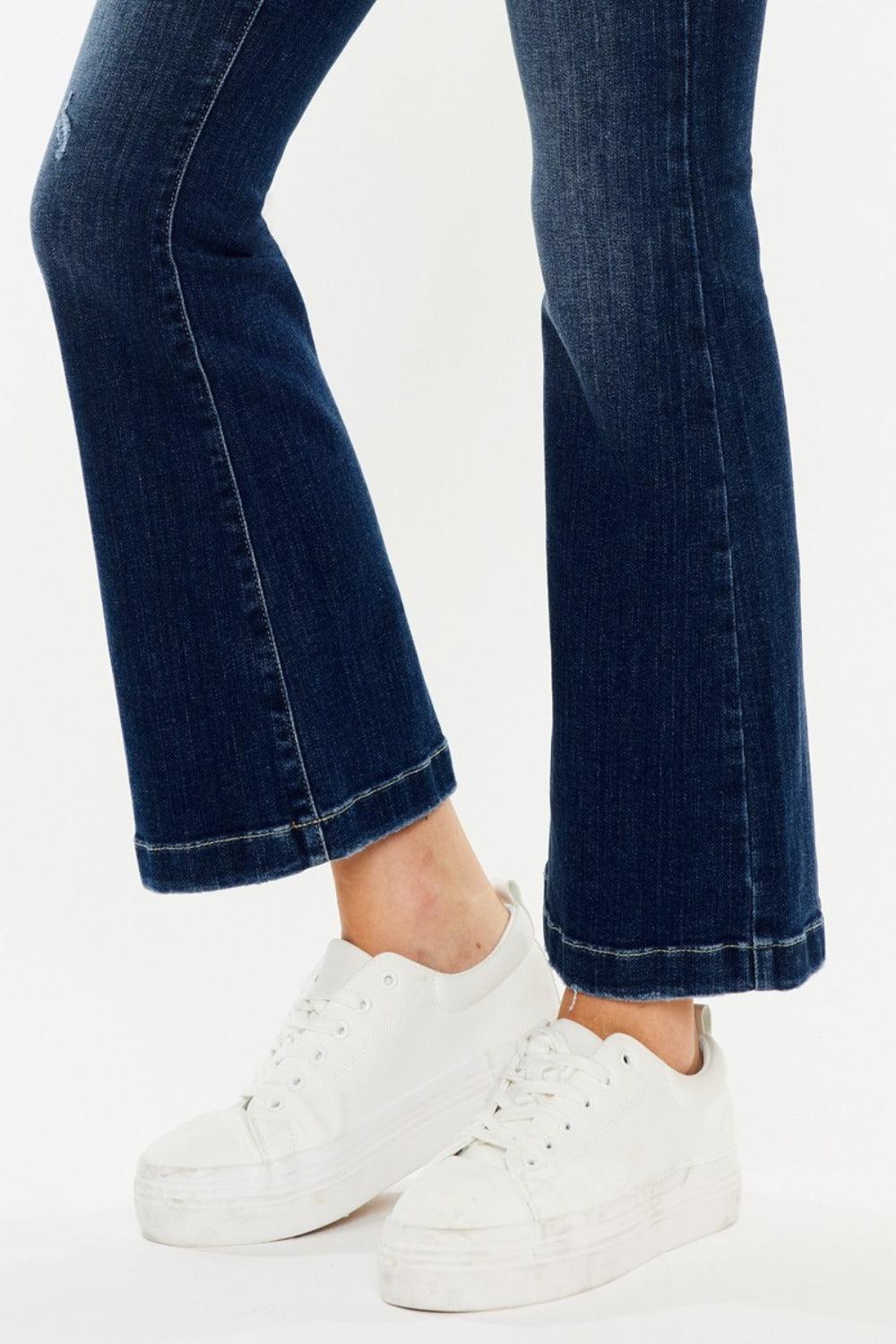 Mid Rise Flare Jeans- Doss Dollz