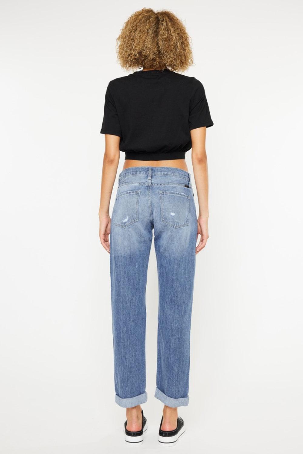 Mid Rise Flare Jeans- Doss Dollz