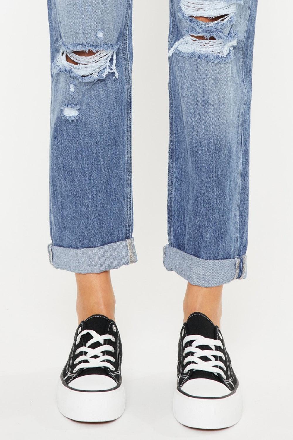 Mid Rise Flare Jeans- Doss Dollz