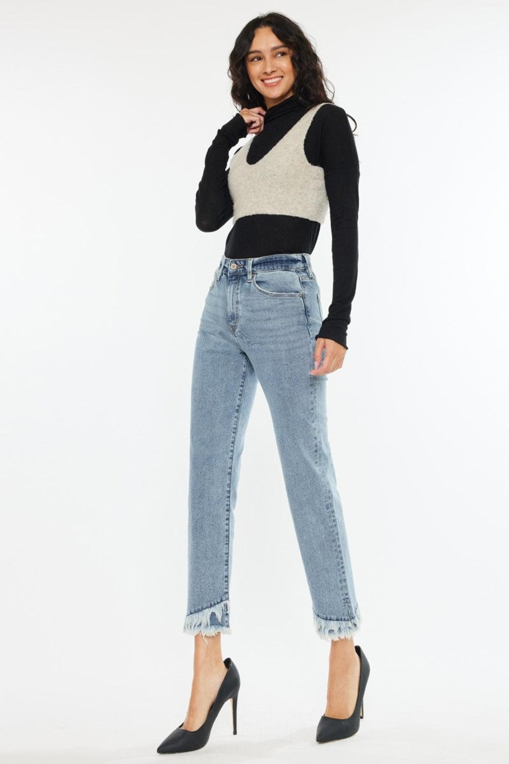 Mid Rise Flare Jeans- Doss Dollz