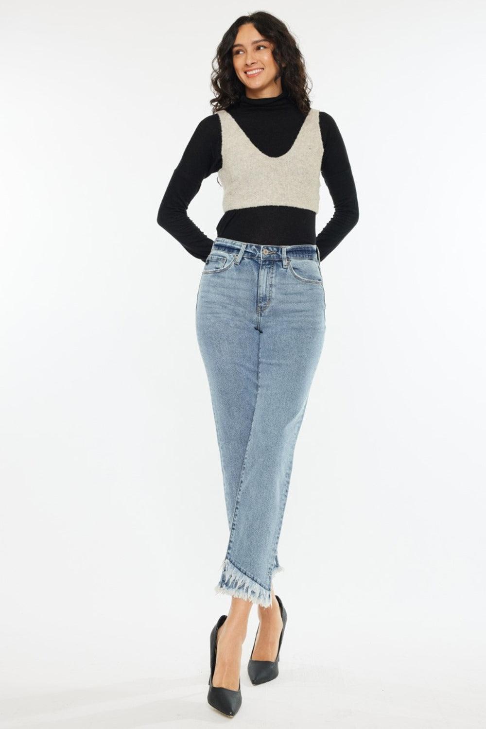 Mid Rise Flare Jeans- Doss Dollz
