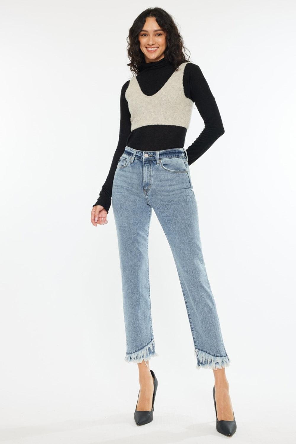 Mid Rise Flare Jeans- Doss Dollz