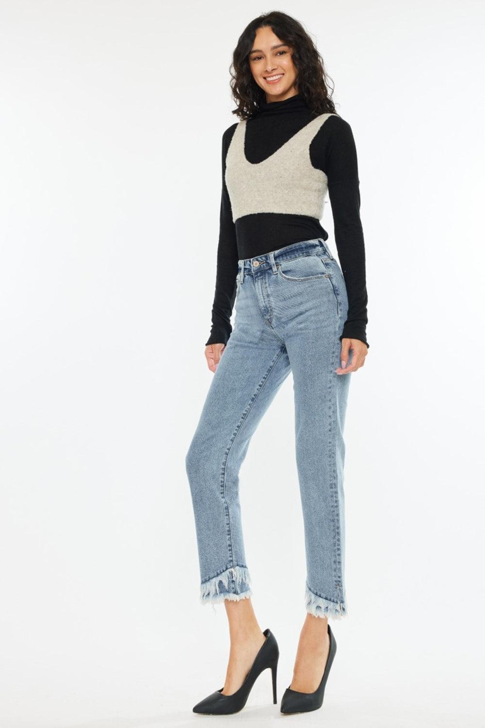 Mid Rise Flare Jeans- Doss Dollz
