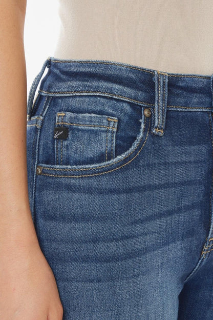 Mid Rise Flare Jeans- Doss Dollz