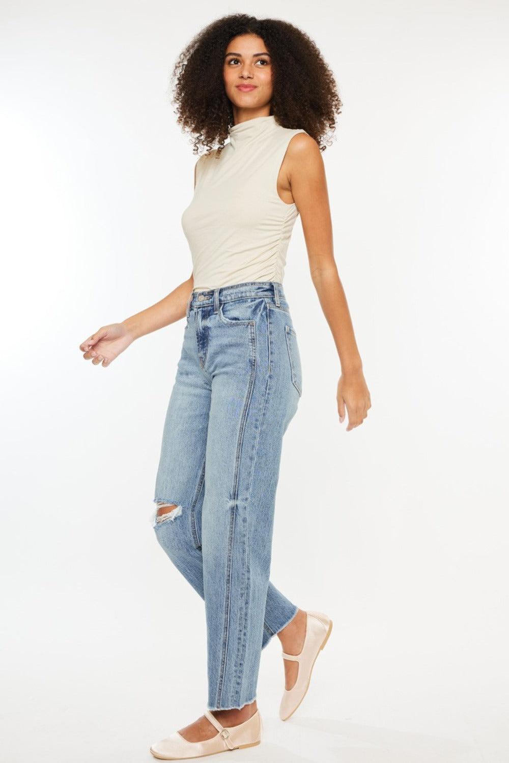 Mid Rise Flare Jeans- Doss Dollz