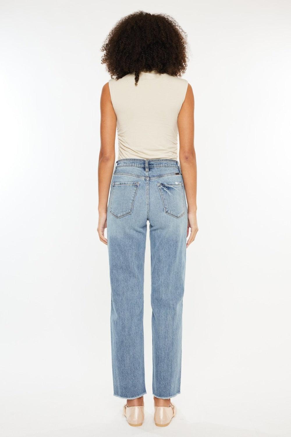Mid Rise Flare Jeans- Doss Dollz
