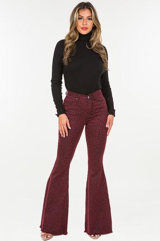 Mid Rise Flare Jeans- Doss Dollz