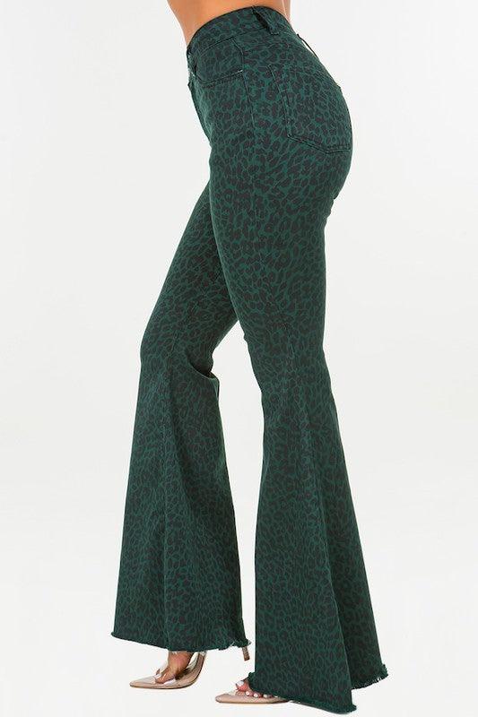 Mid Rise Flare Jeans- Doss Dollz