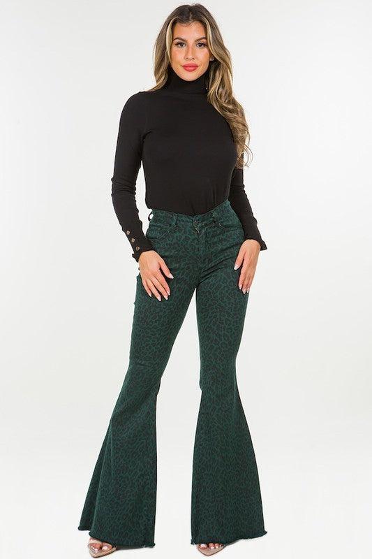 Mid Rise Flare Jeans- Doss Dollz