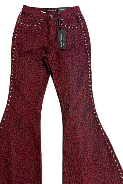 Mid Rise Flare Jeans- Doss Dollz