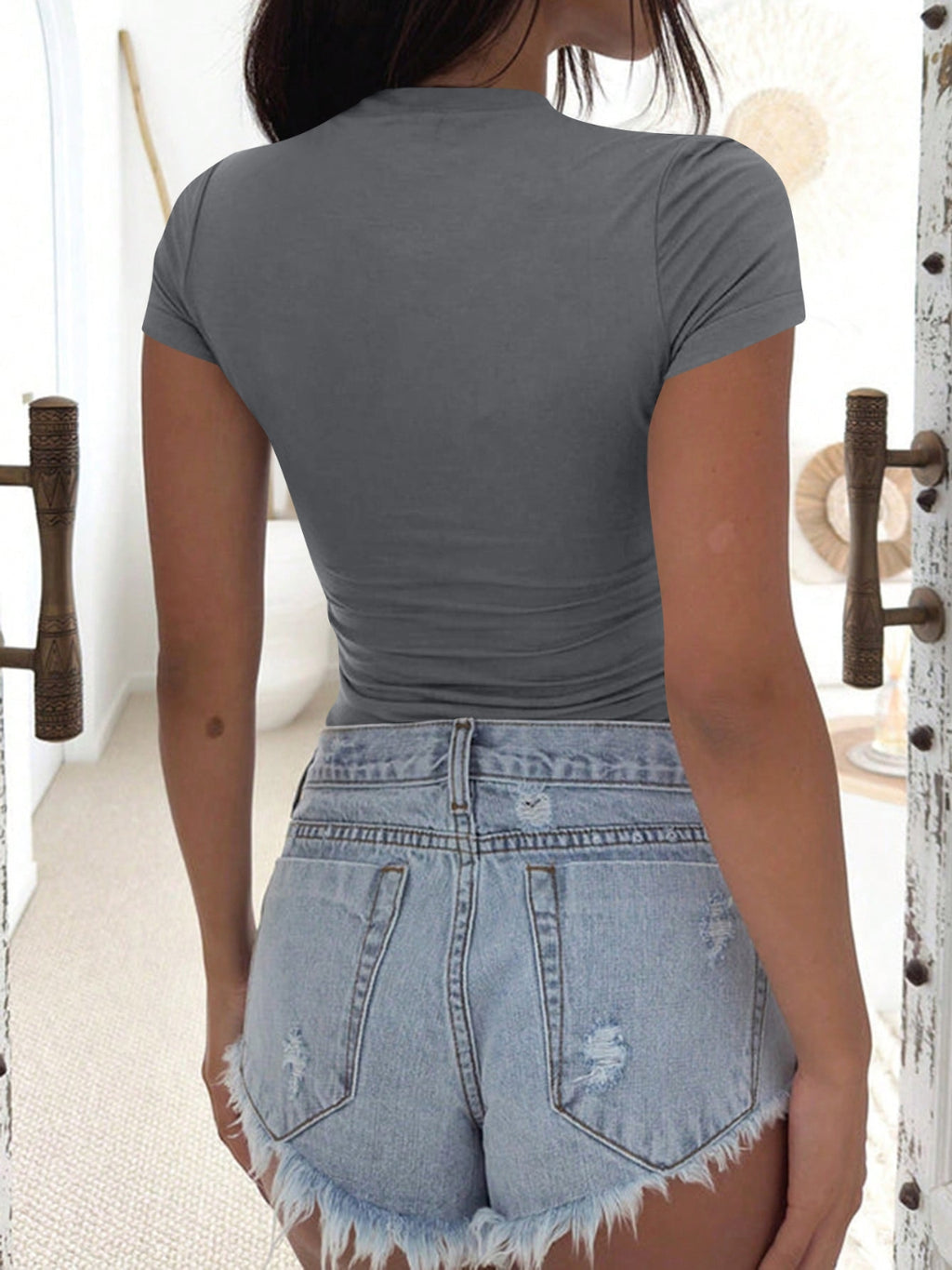 Mid Rise Flare Jeans- Doss Dollz