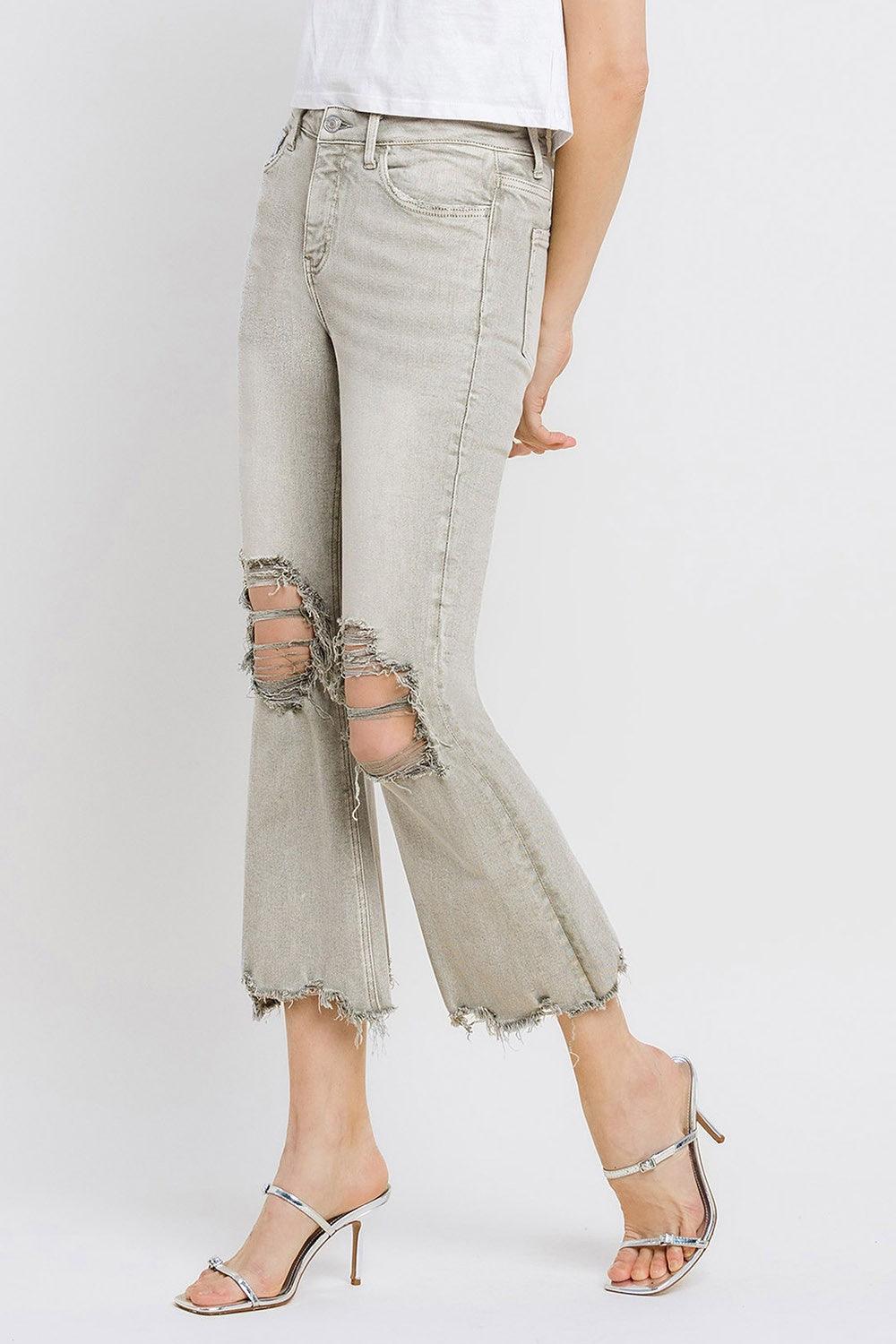 Mid Rise Flare Jeans- Doss Dollz