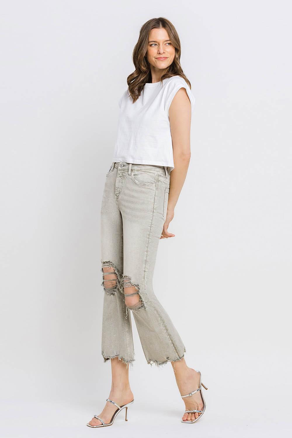 Mid Rise Flare Jeans- Doss Dollz