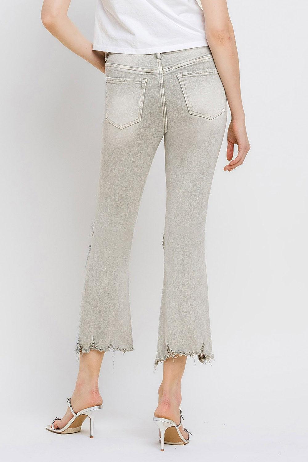 Mid Rise Flare Jeans- Doss Dollz