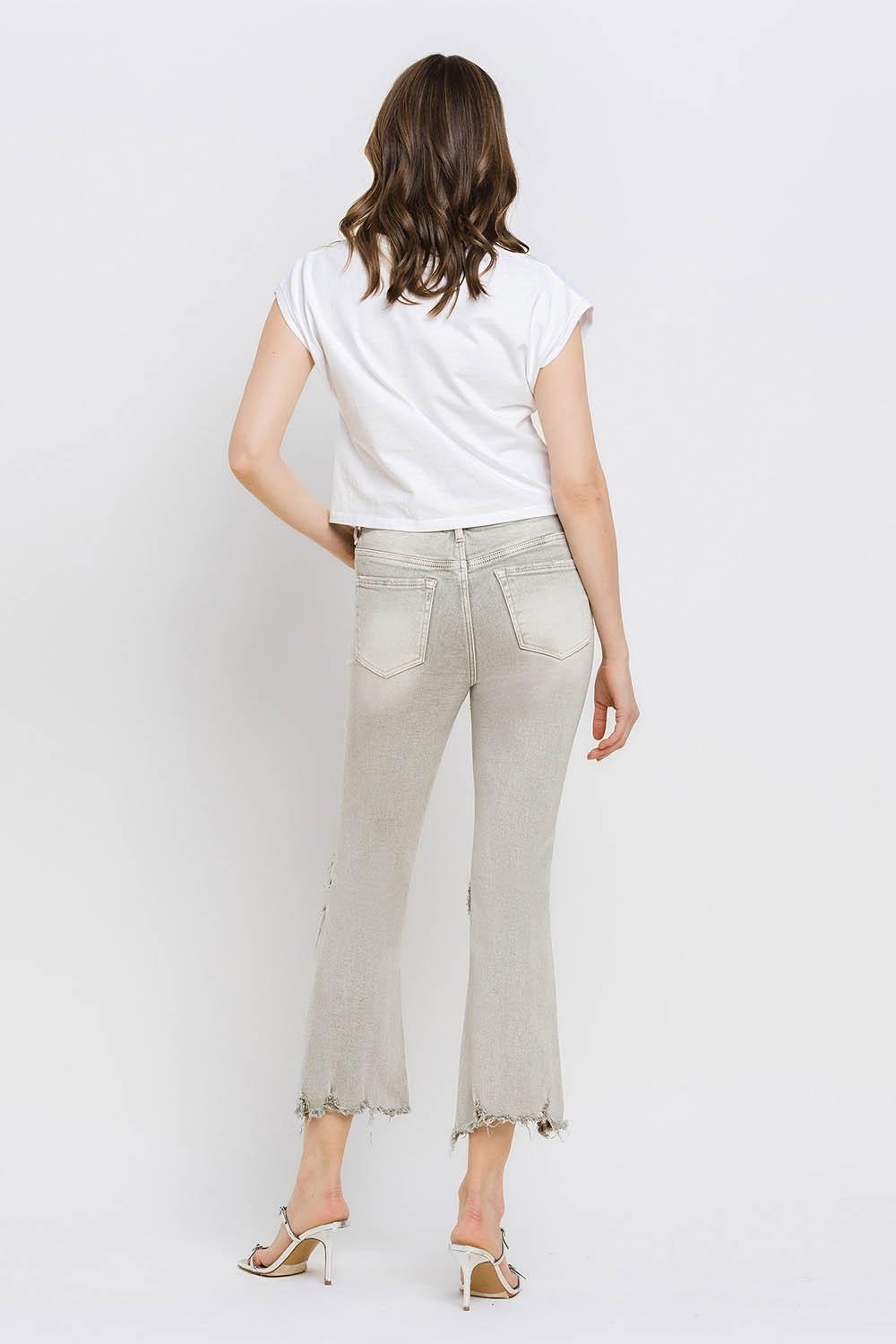 Mid Rise Flare Jeans- Doss Dollz