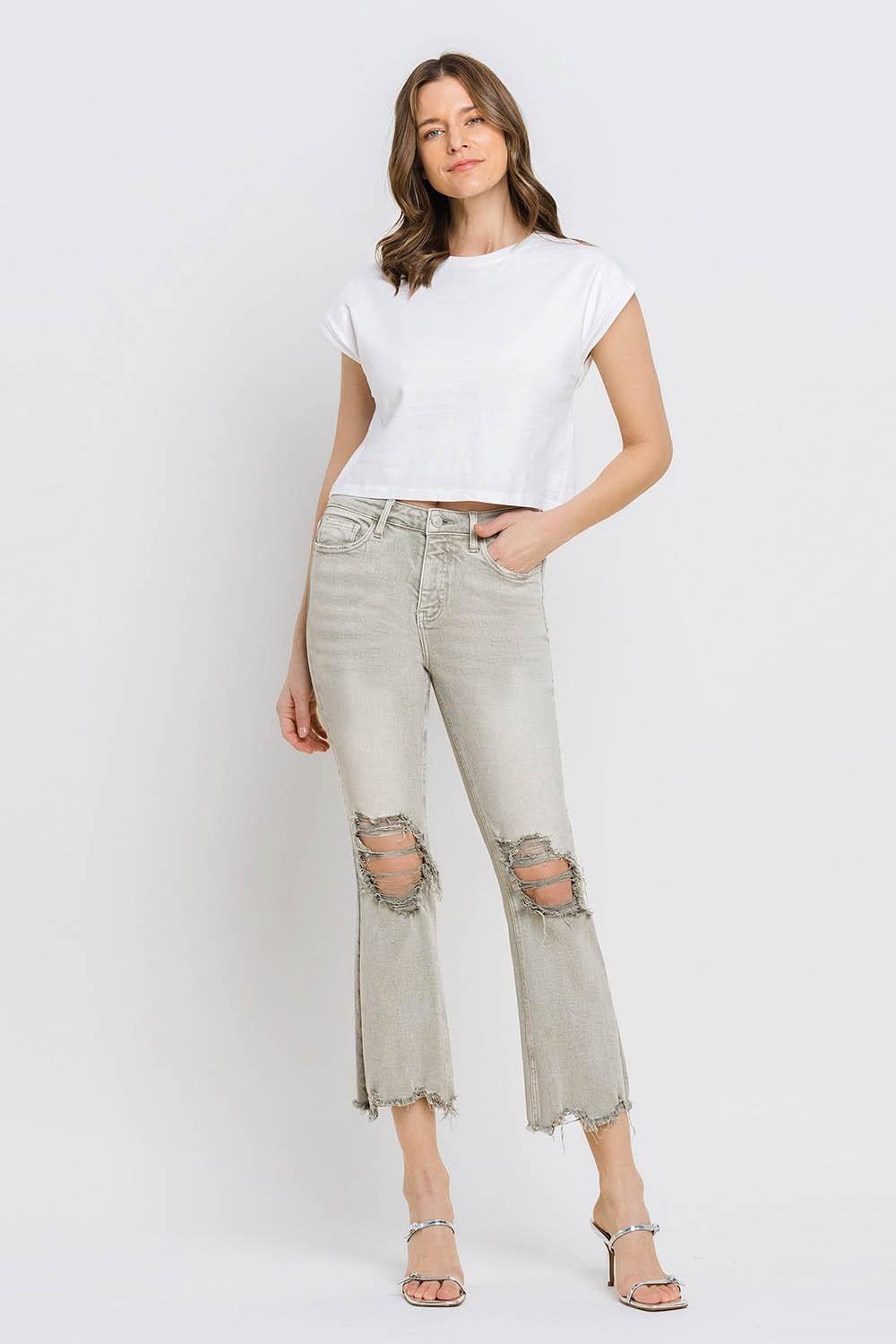 Mid Rise Flare Jeans- Doss Dollz