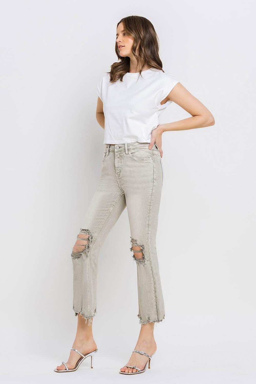 Mid Rise Flare Jeans- Doss Dollz