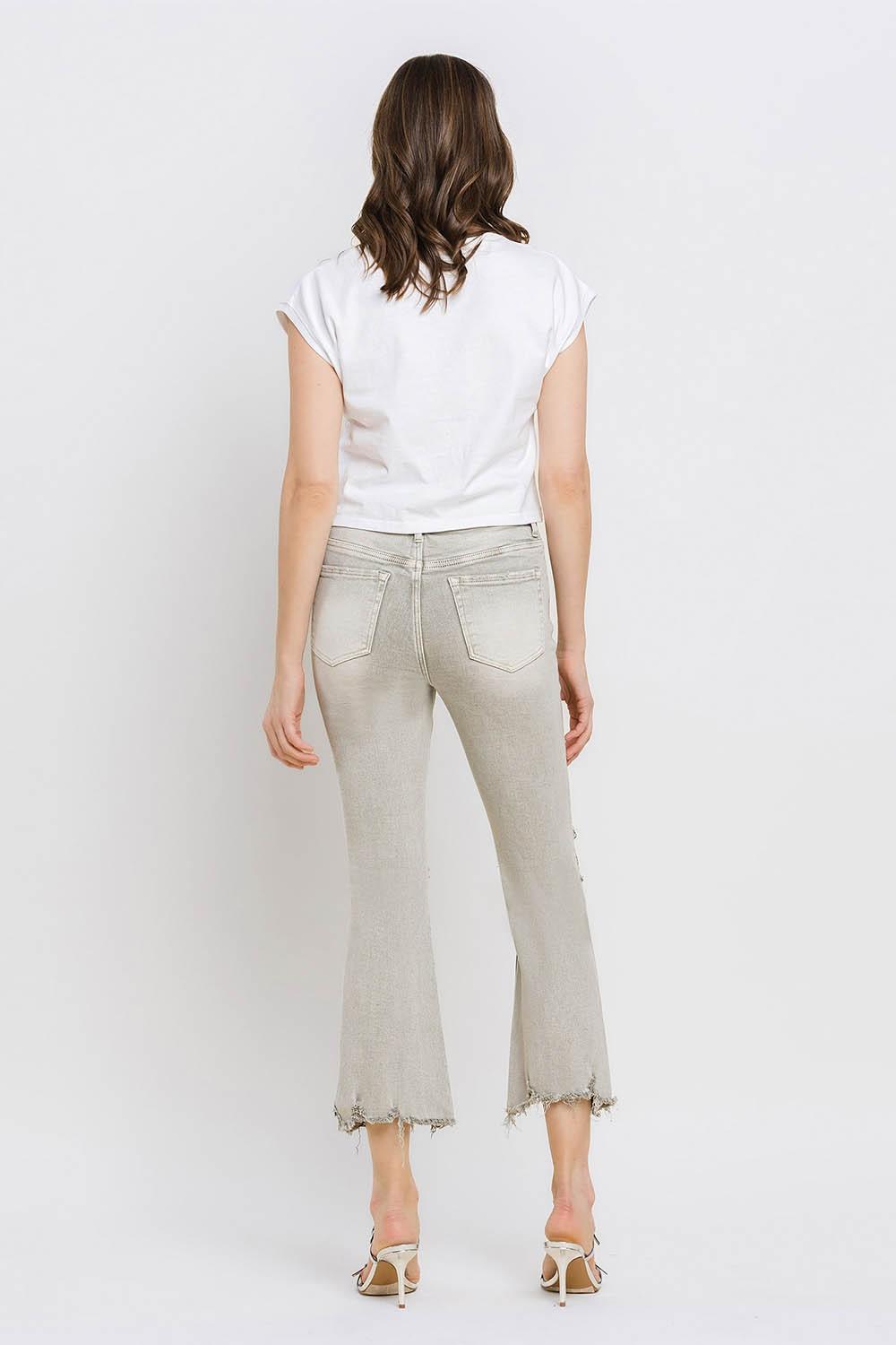 Mid Rise Flare Jeans- Doss Dollz