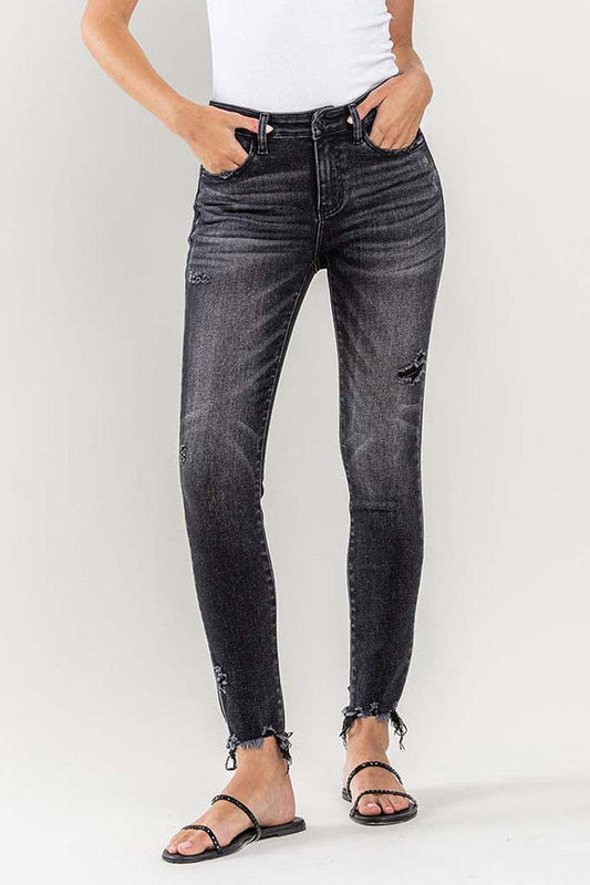 Mid Rise Flare Jeans- Doss Dollz