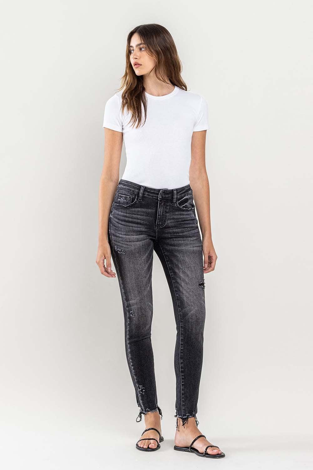 Mid Rise Flare Jeans- Doss Dollz