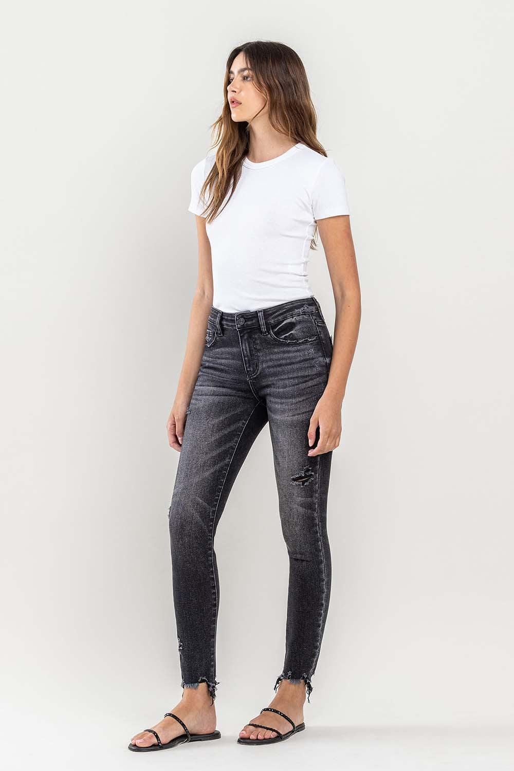 Mid Rise Flare Jeans- Doss Dollz