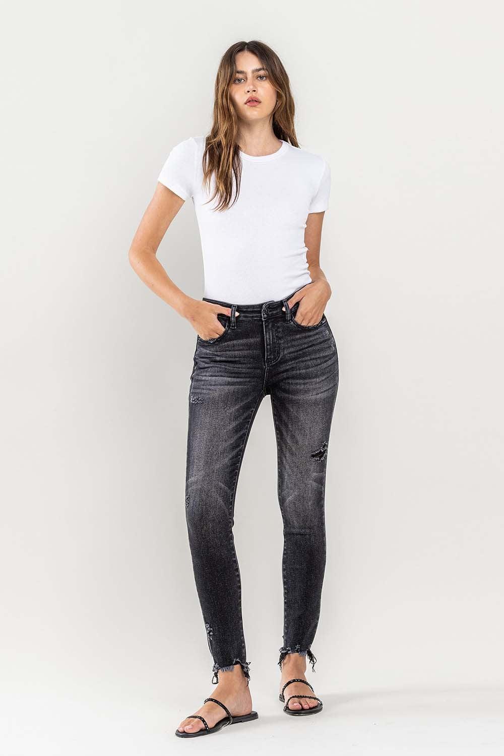 Mid Rise Flare Jeans- Doss Dollz