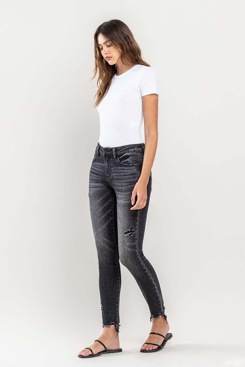 Mid Rise Flare Jeans- Doss Dollz