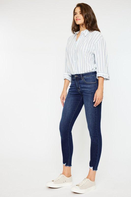 Mid Rise Flare Jeans- Doss Dollz