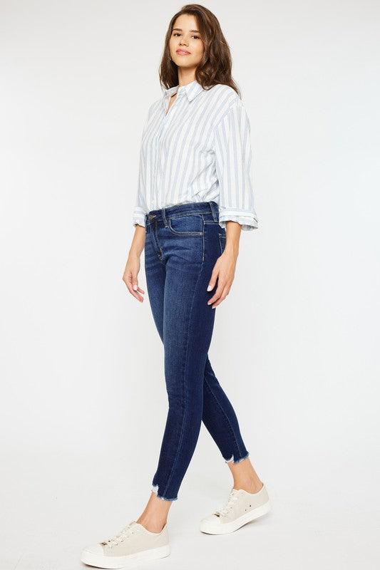 Mid Rise Flare Jeans- Doss Dollz