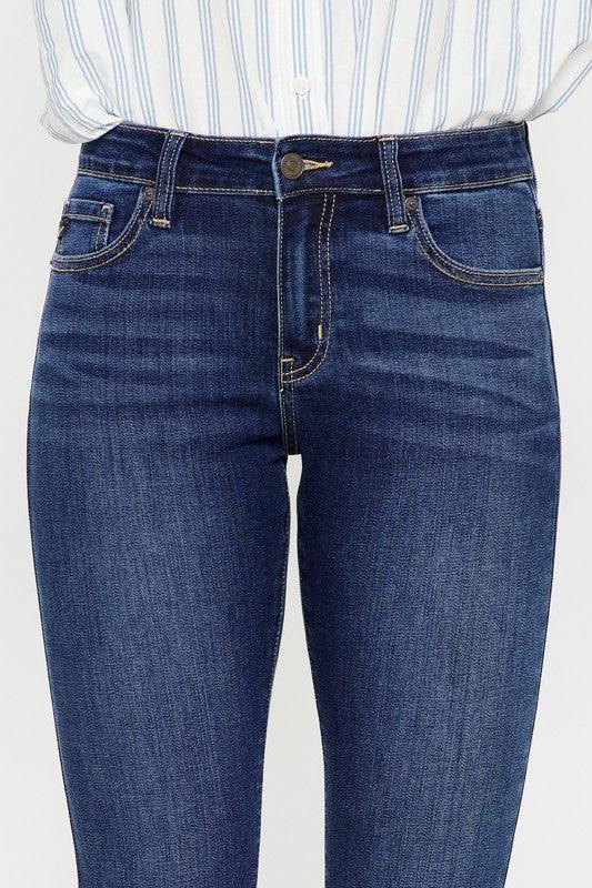 Mid Rise Flare Jeans- Doss Dollz