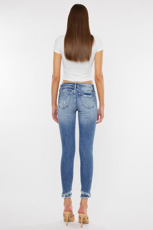 Mid Rise Flare Jeans- Doss Dollz