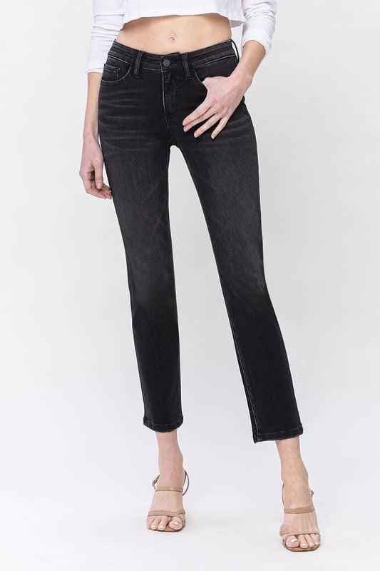 Mid Rise Flare Jeans- Doss Dollz