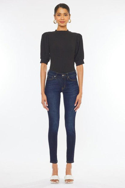 Mid Rise Flare Jeans- Doss Dollz