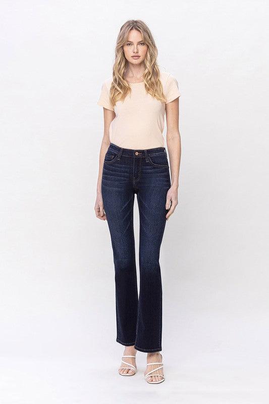 Mid Rise Flare Jeans- Doss Dollz