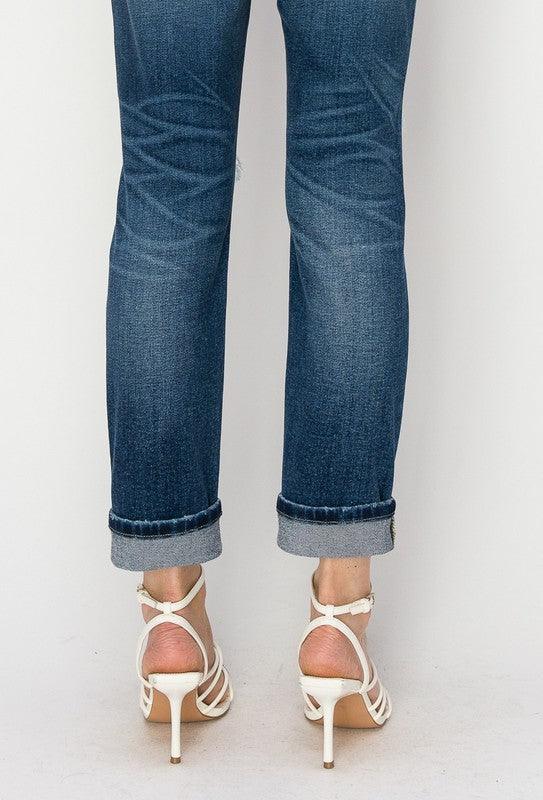 Mid Rise Flare Jeans- Doss Dollz