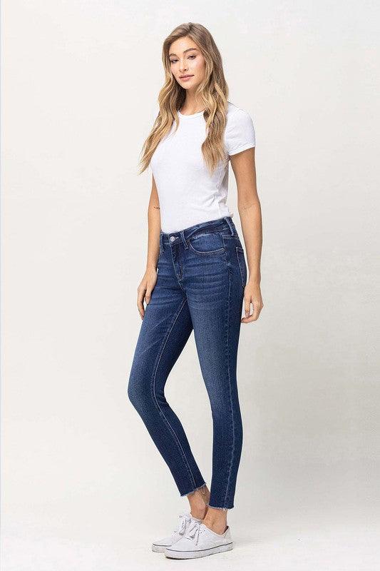 Mid Rise Flare Jeans- Doss Dollz