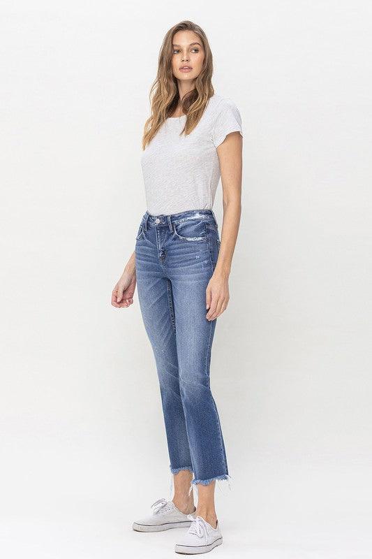 Mid Rise Flare Jeans- Doss Dollz