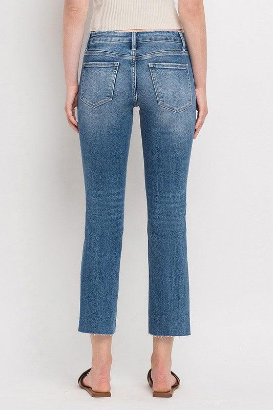 Mid Rise Flare Jeans- Doss Dollz