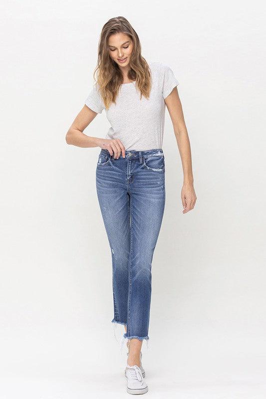 Mid Rise Flare Jeans- Doss Dollz