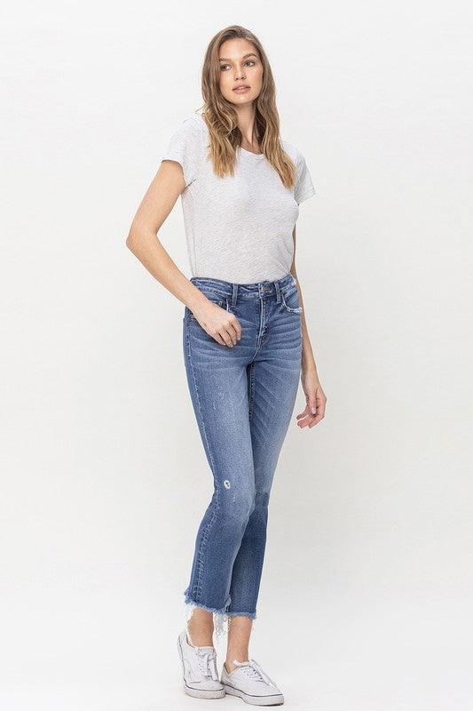 Mid Rise Flare Jeans- Doss Dollz