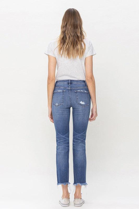 Mid Rise Flare Jeans- Doss Dollz