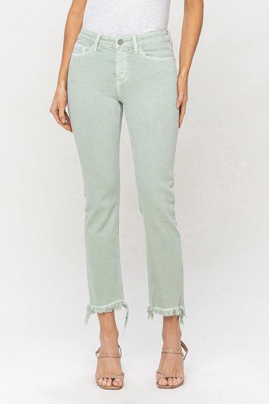 Mid Rise Flare Jeans- Doss Dollz