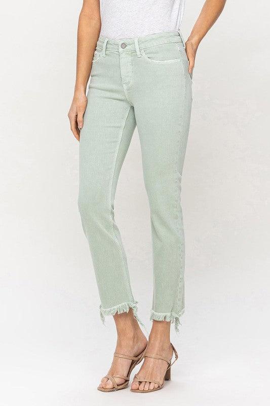 Mid Rise Flare Jeans- Doss Dollz