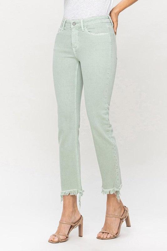 Mid Rise Flare Jeans- Doss Dollz