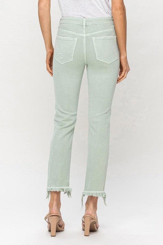 Mid Rise Flare Jeans- Doss Dollz