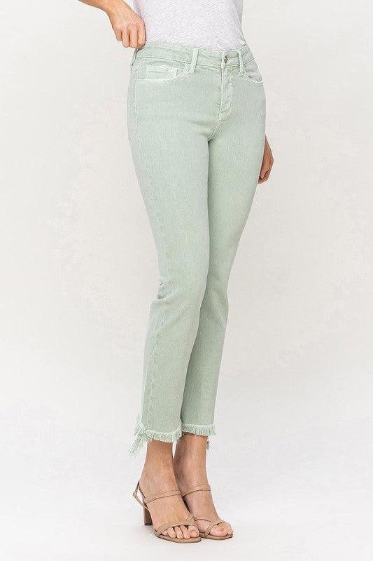 Mid Rise Flare Jeans- Doss Dollz